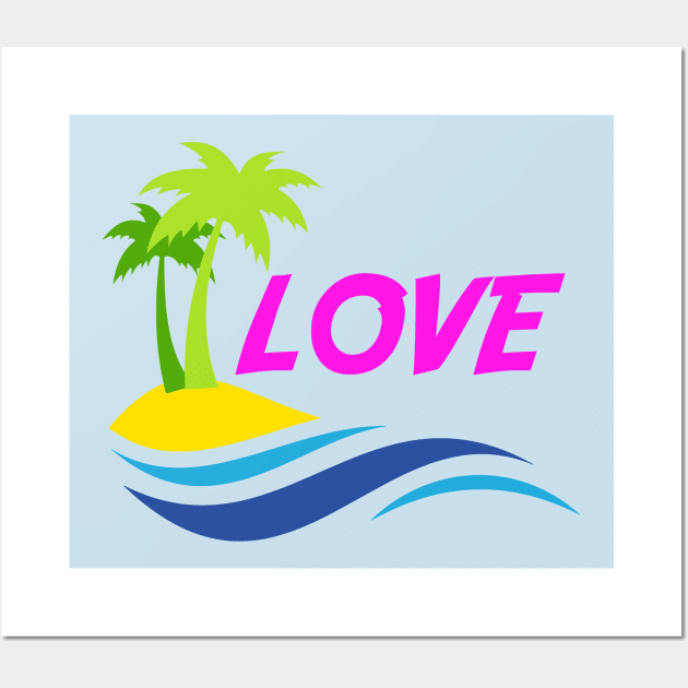 Love Island Wall Art by VicInFlight